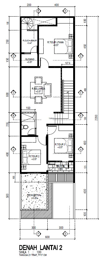  Desain  struktur rumah minimalis 2 lantai  